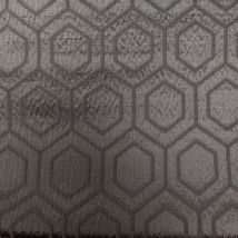 Tissu Jacquard losange art déco Gris foncé - Fryett's - Mondial Tissus