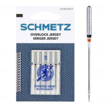 Aiguilles machine Schmetz surjeteuses jersey chrome finish 80 - blister de 5 - Schmetz - Mondial Tissus