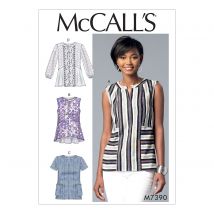 Patron McCall's 7390A5 Hauts à col tunisien pour femmes 34-42 - McCall's - Mondial Tissus