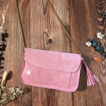 Kit à coudre HOPE sac à main en cuir rose bonbon - Feye - FEYE - Mondial Tissus