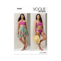 Patron Vogue V2038A Femme Maillot de bain XS au XXL - Vogue - Mondial Tissus