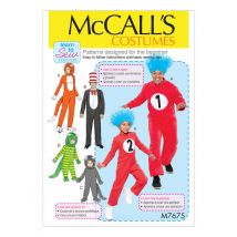 Patron Mc Call's M7675ADULT Costume Adulte - McCall's - Mondial Tissus