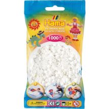 1 000 perles standard midi (diamètre5 mm) blanche - Mondial Tissus