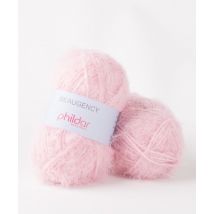 Pelote de fil à tricoter Beaugency rose thé - Phildar