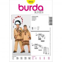 Patron déguisement d'indien - Burda - Mondial Tissus