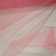Tissu tulle rose bonbon - Plaquette 25m - Mondial Tissus