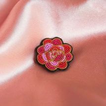 Broche rose mini flower - Malicieuse - Malicieuse - Mondial Tissus