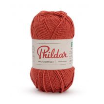 Pelote de fil à tricoter phil cabotine 3 terracotta Phildar - Phildar - Mondial Tissus