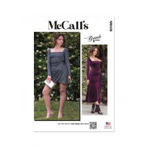 Patron Mc Call's M8436U5 Robe portefeuille femme 44-54 - McCall's - Mondial Tissus