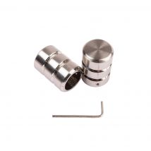 Embout cylindre 20 mm nickel mat - MT - Mondial Tissus