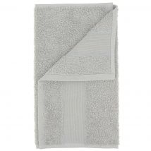 Serviette de toilette invité à broder gris - Mondial Tissus