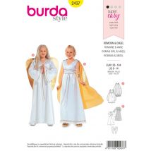 Patron Burda 2437 - déguisement enfant romaine & ange - Burda - Mondial Tissus