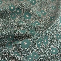 Tissu popeline de viscose Punti vert eucalyptus - Eglantine et Zoé - Eglantine et Zoé - Mondial Tissus