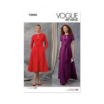 Patron Vogue V2044B5 robe élégante pour femme du 36 au 44 - Vogue - Mondial Tissus