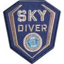 Écusson sky diver bleu - Mondial Tissus