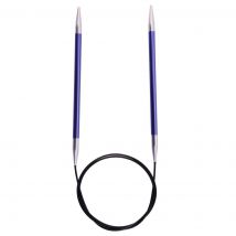 Aiguille circulaire tricot Zing câble 80cm 4,5mm - Knit Pro - Mondial Tissus