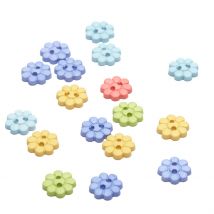 Lot de boutons petites marguerites multicolore - Récréatys - Mondial Tissus
