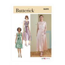 Patron Butterick B6890A5 Robe,Combinaison Femme 34-42 - Butterick - Mondial Tissus