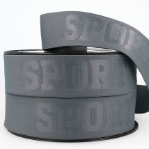 Élastique sport gris 40 mm