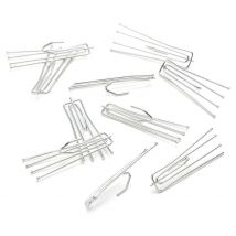 Agrafes 4 branches pli flamand 30mm de tête - Mondial Tissus