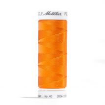 Bobine fil Poly Sheen jaune-orange Mettler col.1102 - Mettler - Mondial Tissus
