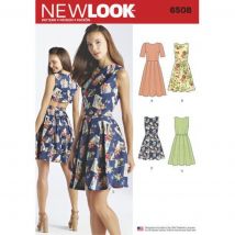 Patron New Look 6508 - robe - Newlook - Mondial Tissus