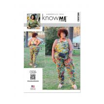 Patron Know Me ME2083M1 salopette à jambes fuselées 34-40 - Know Me - Mondial Tissus