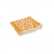 Serviette invité Léopard jaune 50x30cm - MT - Mondial Tissus