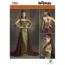 Patron Simplicity S8363.R5 - Costume Guerrière 42 - 50 - Simplicity - Mondial Tissus
