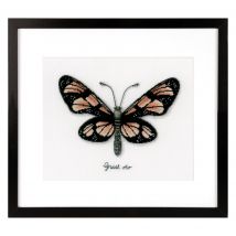 Kit au point compté papillon orange - La Maison Victor - La Maison Victor - Mondial Tissus