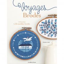 Voyages brodés 15 histoires & 35 modèles brodés - Editions de Saxe - Les éditions de saxe - Mondial Tissus