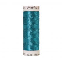 Bobine de fil à coudre Mettler Metallic bleu - Mettler - Mondial Tissus