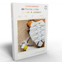 French kits DIY - Porte clés plume & pompon - Les French Kits - Mondial Tissus