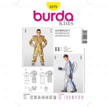 Patron astronaute Burda n°2379 - Vu à la télé ! - Burda - Mondial Tissus