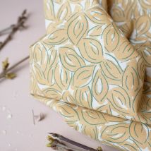 Tissu gaze de coton petal mustard - Atelier Brunette - Atelier Brunette - Mondial Tissus
