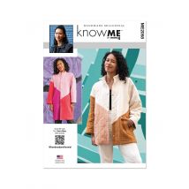 Patron Know Me ME2058U5 manteau complètement doublé 44-52 - Know Me - Mondial Tissus