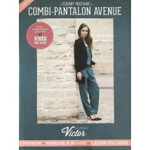 Patron Avenue combinaison pantalon femme du 34 au 48 - La Maison Victor - Mondial Tissus
