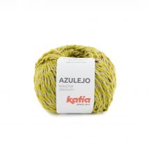 Pelote de fil à tricoter Azulejo n°306 jaune - Katia - Katia - Mondial Tissus