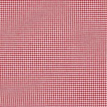 Tissu coton petit vichy rouge - Mondial Tissus