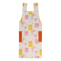 Tablier Japonais palmier multicolore 120x85cm - MT - Mondial Tissus