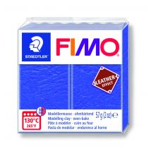 Pate fimo effet cuir 57g indigo - Fimo - Mondial Tissus