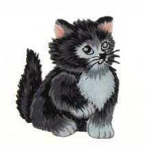 Écusson thermocollant chaton - Frou Frou - Mondial Tissus
