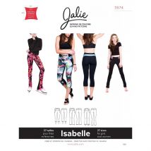 Patron Jalie 3674 Isabelle leggings et pantalon pour enfant et adulte - Jalie - Mondial Tissus