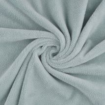 Tissu éponge bambou douce bleu céladon - Mondial Tissus