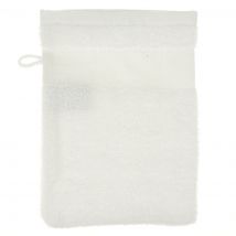 Gant de toilette à broder blanc - Mondial Tissus