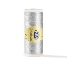 Fil à broder métallisé Diamant - Gris à Noir - DMC - Mondial Tissus