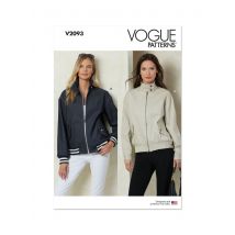 Patron Vogue V2093B5 veste ample femme 36-44 - Vogue - Mondial Tissus