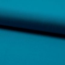 Tissu twill de viscose uni turquoise - Mondial Tissus