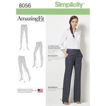 Patron Simplicity S8056.Aa - Pantalon Short Femme 38 - 46 - Simplicity - Mondial Tissus