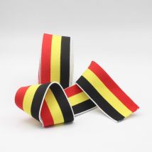 Elastique drapeau belge 40mm - Mondial Tissus